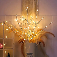 White Birch Branch LED Light – Festive Twig Decor