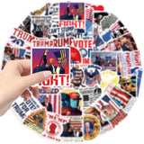 10/30/50pcs Funny Trump 2024 Graffiti Stickers – Waterproof Cartoon Decals