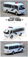 1:32 Toyota Coaster Diecast Bus Model - Alloy Toy Vehicle for Gifts