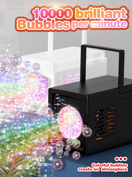 10 hole fully automatic bubble blowing handheld electric bubble machine