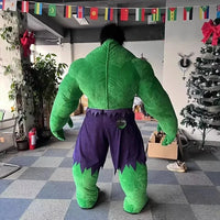 220cm Huge Inflatable Hulk Green Giant Green man Cartoon character Mascot Costume Fancy Dress Party Advertising Ceremony props