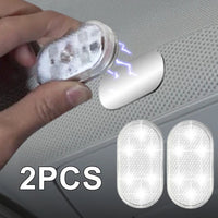 2PCS Magnetic Touch Light Car Roof Magnet Ceiling Led Camper Car Interior Lighting USB Charging Touch Activated LED Lights