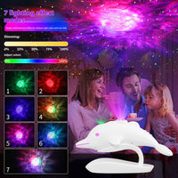 Dolphin Star Light Colorful LED Laser Projection Lamp