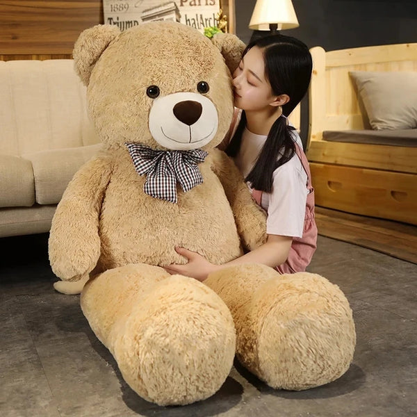 High Quality Giant American Bear Plush Doll Soft Stuffed Animal Teddy Bear Toys Kids Girls Valentine Birthday Gift Room Decor