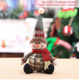 Santa Claus Doll Chirstmas Decorations Home 2024 Decor Table Elk Doll Christmas Ornaments Xmas Navidad Gifts Happy New Year 2025