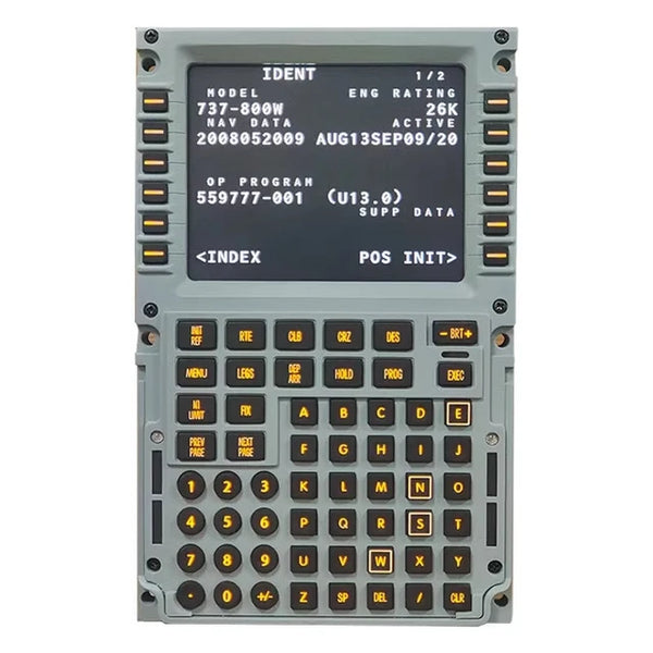 CDU Simulation Flight CS Route Control Panel Cockpit Simulator for Boeing 737fmc