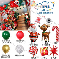 Christmas Balloon Garland Kit – Party Decor with Santa & Gifts