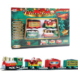 Christmas Realistic Electric Train Set,Easy To Ass-emble & Safe For Kids Gift & Party Home Xmas Tree Decoration