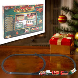 Christmas Realistic Electric Train Set,Easy To Ass-emble & Safe For Kids Gift & Party Home Xmas Tree Decoration