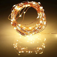 Fairy Lights Battery Operated Wedding Centerpiece Table Decorations Party Christmas Copper Wire String Lights Battery Powered