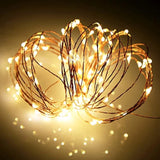 Fairy Lights Battery Operated Wedding Centerpiece Table Decorations Party Christmas Copper Wire String Lights Battery Powered