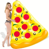 Giant Pizza Slice Pool Float: The Perfect Beach Lounge for Swimming Parties & Beach Entertainment! inflatable toys ，gathering