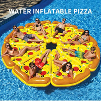 Giant Pizza Slice Pool Float: The Perfect Beach Lounge for Swimming Parties & Beach Entertainment! inflatable toys ，gathering