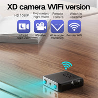 4K Full HD 1080P Mini ip Cam XD WiFi Night Vision Camera IR-CUT Motion Detection Security Camcorder HD Video Recorder Jack's Clearance