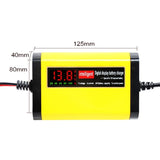 12V 2A Smart Lead Acid Battery Charger Lcd Display 110V 220V For 5AH 7AH 12AH 20AH Motorcycle Toy Car Charge EU US Plug