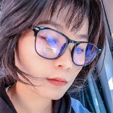 Square Finished Myopia Glasses Women Men Nearsighted Eyewear Anti blue light Glasses with Diopters Minus -1.0 -1.5 -2.5 -6.0