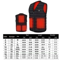 Unisex Smart Electric Heated Vest: Winter Thermal Jacket