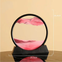 3D Moving Sand Art Picture Glass Craft Deep Sea Sand scape In Motion Display Flowing Sand Frame Sand Flowing Painting Gifts