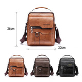 WEIXIER Men Crossbody Bag Shoulder Bags Vintage Men Handbags Large Capacity PU Leather Bag For Man Messenger Bags Tote Bag - Jack's Clearance