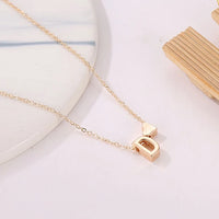 Tiny Heart Dainty Initial Necklace - Gold/Silver Color - Letter Name Choker Necklace for Women - Pendant Jewelry Gift