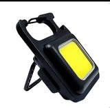 Super Bright Keychain Flashlight Mini COB Portable Work Light USB Rechargeable Outdoor Camping Fishing Pocket Lamps With Magnet