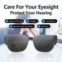 Intelligent AI audio Bluetooth earphones glasses driver specific sunglasses headphones anti blue light sunglasses freeing up ear