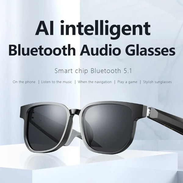 Intelligent AI audio Bluetooth earphones glasses driver specific sunglasses headphones anti blue light sunglasses freeing up ear