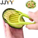 3 In 1 Avocado Slicer Shea Corer Butter Fruit Peeler Cutter Pulp Separator Plastic Knife Kitchen Vegetable Tools