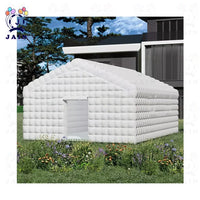 Large Inflatable Cube Disco Tent, Square Gazebo, Event Room, Big Mobile Portable, Night Club Party Pavilion For Outdoor