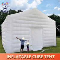 Large Inflatable Cube Disco Tent, Square Gazebo, Event Room, Big Mobile Portable, Night Club Party Pavilion For Outdoor