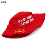 MAGA Red Bucket Hat – Trump 2024 Unisex Sun Cap