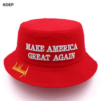 MAGA Red Bucket Hat – Trump 2024 Unisex Sun Cap