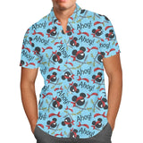 Miniso Castaway Cay Hawaiian Shirt Disney Cruise Line Unisex Button-Up Casual Beach Shirt