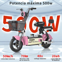 Ninoto 500W Electric Bike – 70km Range, Removable Battery