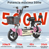 Ninoto 500W Electric Bike – 70km Range, Removable Battery