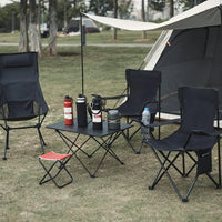 Portable Camping Chairs Enjoy The Outdoors with a Versatile Folding Chair- Sports Chair-Outdoor Chair & Lawn Chair- Black