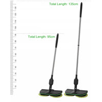 1 Set Rechargeable Cordless Rotary Electric Mop Floor Home Cleaner Wireless Scrubber Polisher 360 Spin Household Cleaning Tools