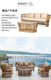 Rattan Garden Furniture Outdoor Sets Unique Modern Home Furniture Coffee Sets Outdoor Lounge High Quality Moveis Jardim Chairs