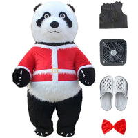 Giant Polar Bear Inflatable Costume Street Funny Panda Mascot Costume Party Cosplay Furry Plush Doll Inflatable Mascot Costume