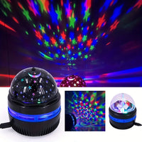 Starry Sky Galaxy Lamp Projector LED Night Light Remote Control Sound Active 5V USB Charging 7 Modes for Kids Room  Party Decor