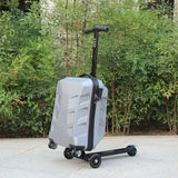 New Travel Skateboard suitcase,scooter trolley case,children's student carry on luggage with wheels Lazy rolling luggage box