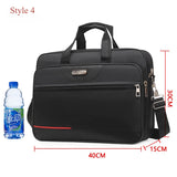 High-capacity Briefcase Business Document Information Storage Bags Weekend Travel Laptop Protection Organize Handbag Accessories