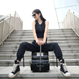 Electric luggage smart riding charging suitcase 20 inch trolley case boarding case business trolley case small scooter suitcase