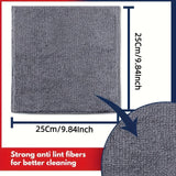 5/10/20pcs Kitchen Towel, Ultra-fine Fiber Light Gray Cleaning Cloth Set, Absorbent, Soft And Stain-removing Cloth