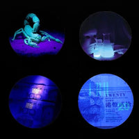 21LED UV Flashlight Glue Curing Flashlamp Ultraviolet Ink Dryer Money Fluorescer Detector UV Oil Curing Purple Light Torch