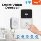 Wireless HD Video Doorbell - Tuya Smart, PIR Motion Detection