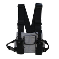 Functional Tactical Chest Bag For Woman Fashion Bullet Hip Hop Vest Streetwear Bags Casual Waist Pack Unisex Black Chest Rig Bag