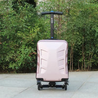 New Travel Skateboard suitcase,scooter trolley case,children's student carry on luggage with wheels Lazy rolling luggage box