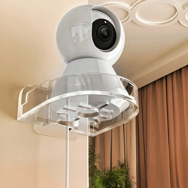 Universal Non-Drilling Wall Mount for CCTV Camera - Durable and Space-Saving Storage Holder