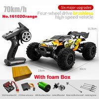 1:16 4WD Brushless RC Monster Truck – High-Speed Off-Road